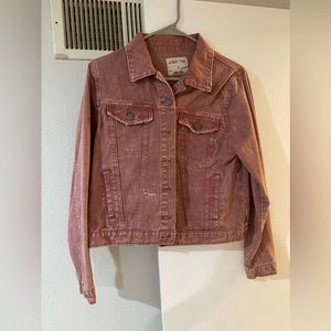 Women’s Jean Jacket - Rose colored
